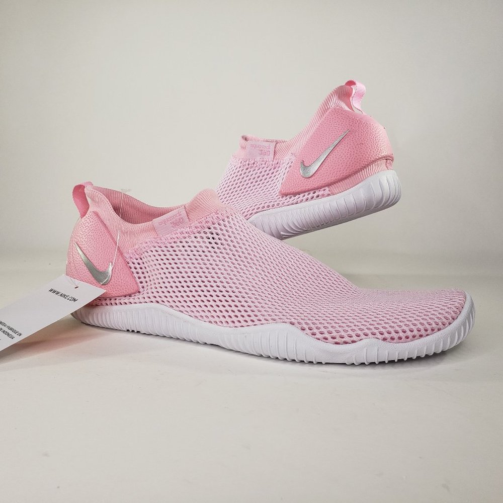 Nike Youth Aqua Sock 360 Pink White Water Shoes.